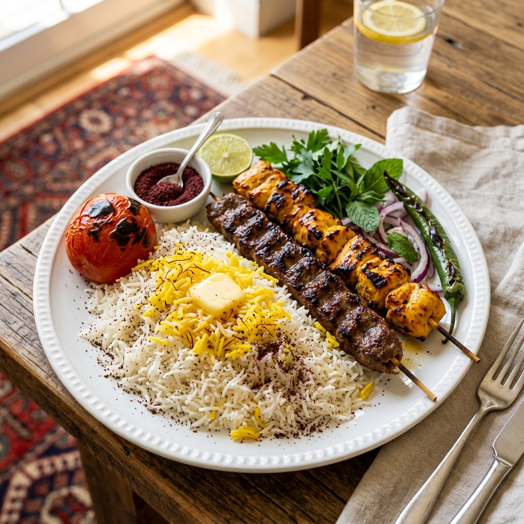 Chelo Kebab Platter
