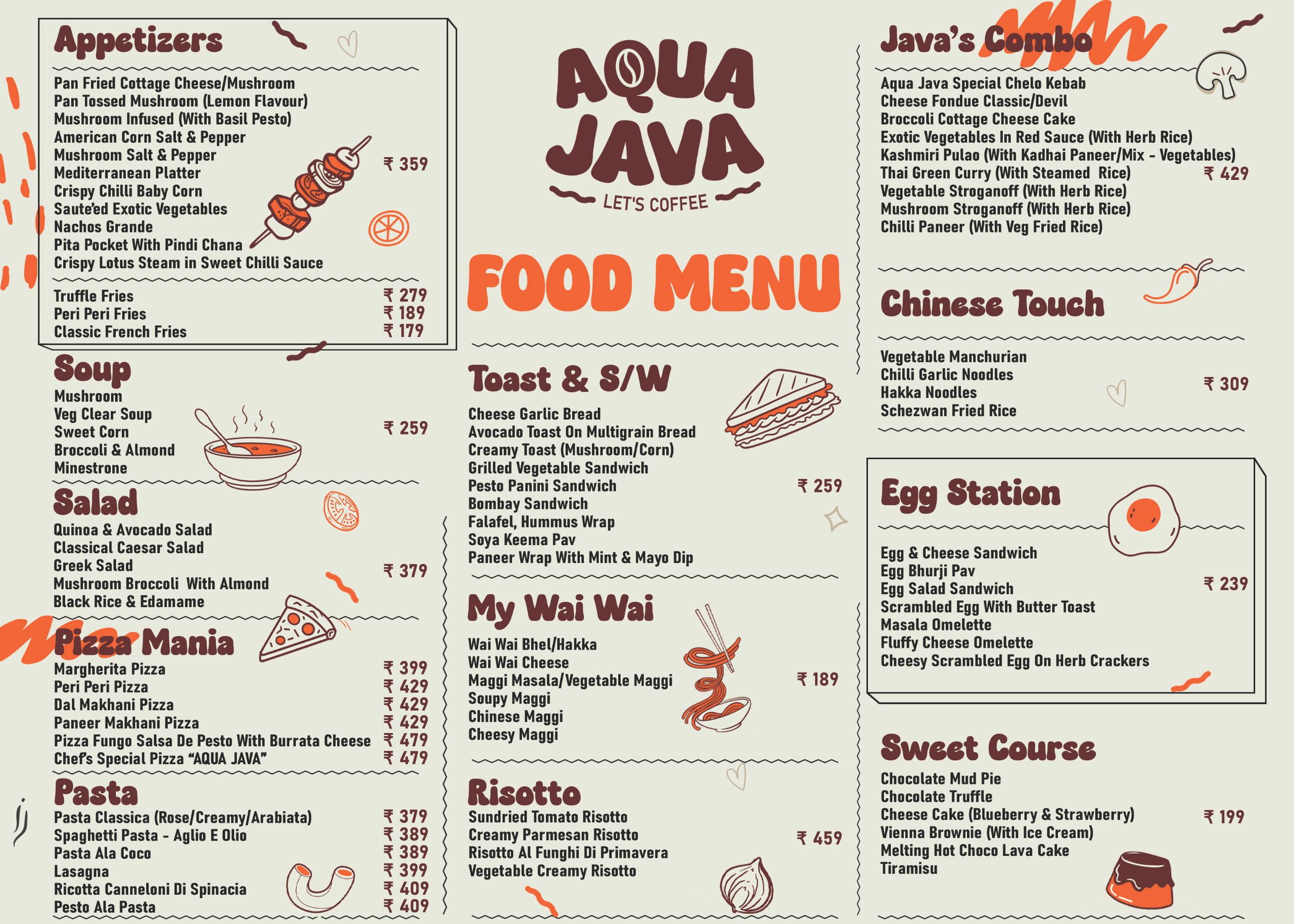 Aqua Java Menu Page 2