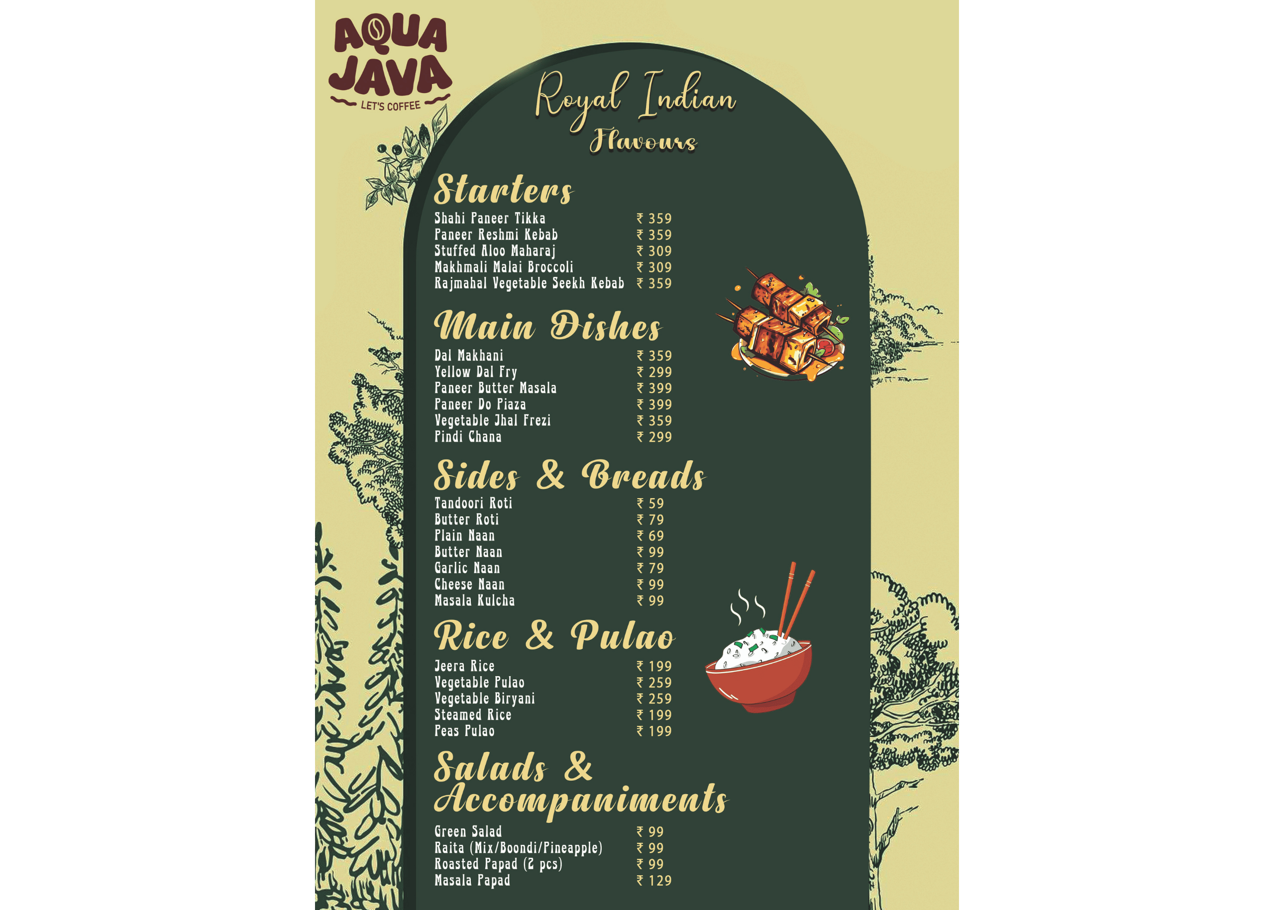 Aqua Java Menu Page 3